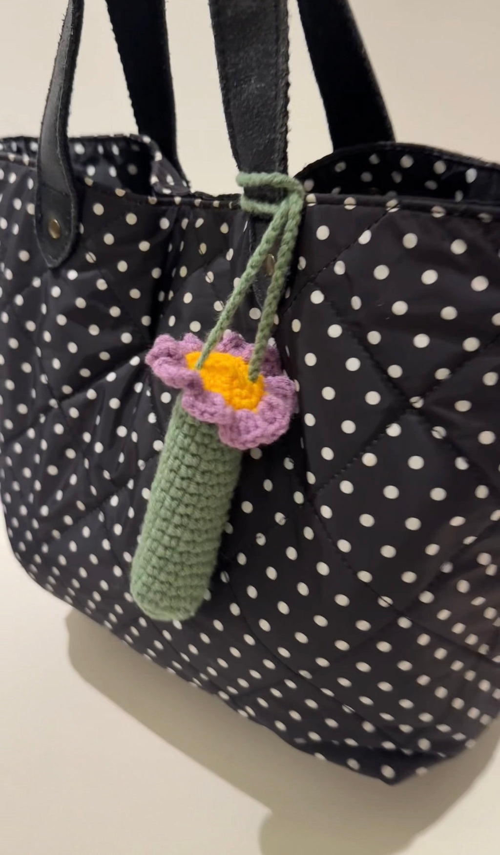 Handmade Crochet Multifunctional Lipstick Holder | Hanging Floral Lipstick Protector