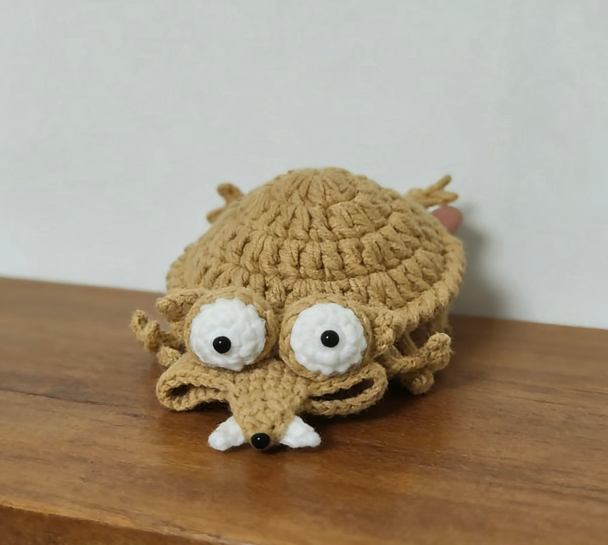 Handmade Crochet Squirrel Multifunctional Coaster – Cute Cup Mat & Unique Home Decor