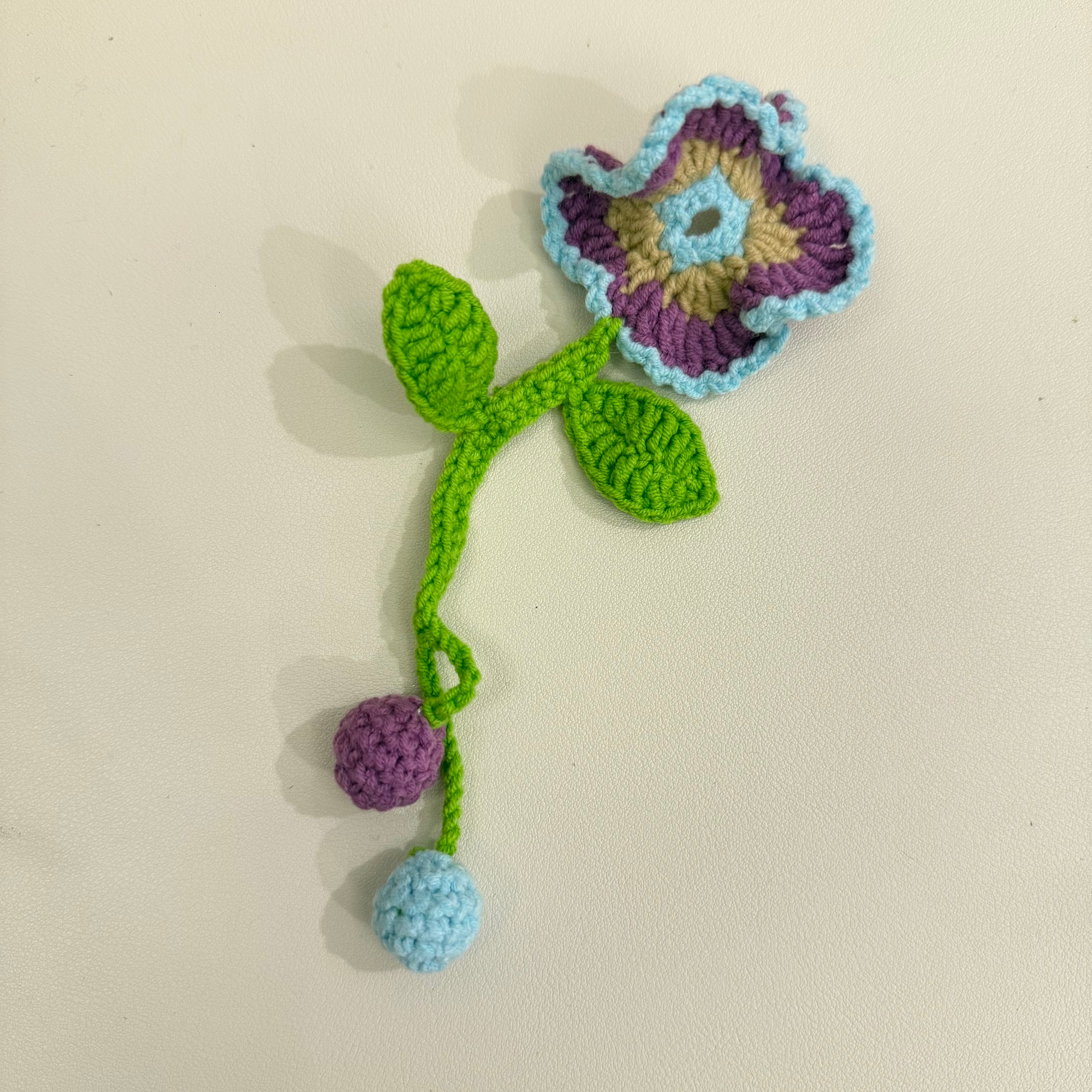 Handmade Crochet Shirt Flower Button Covers | Knitted Floral Button Protectors for Blouses & Tops