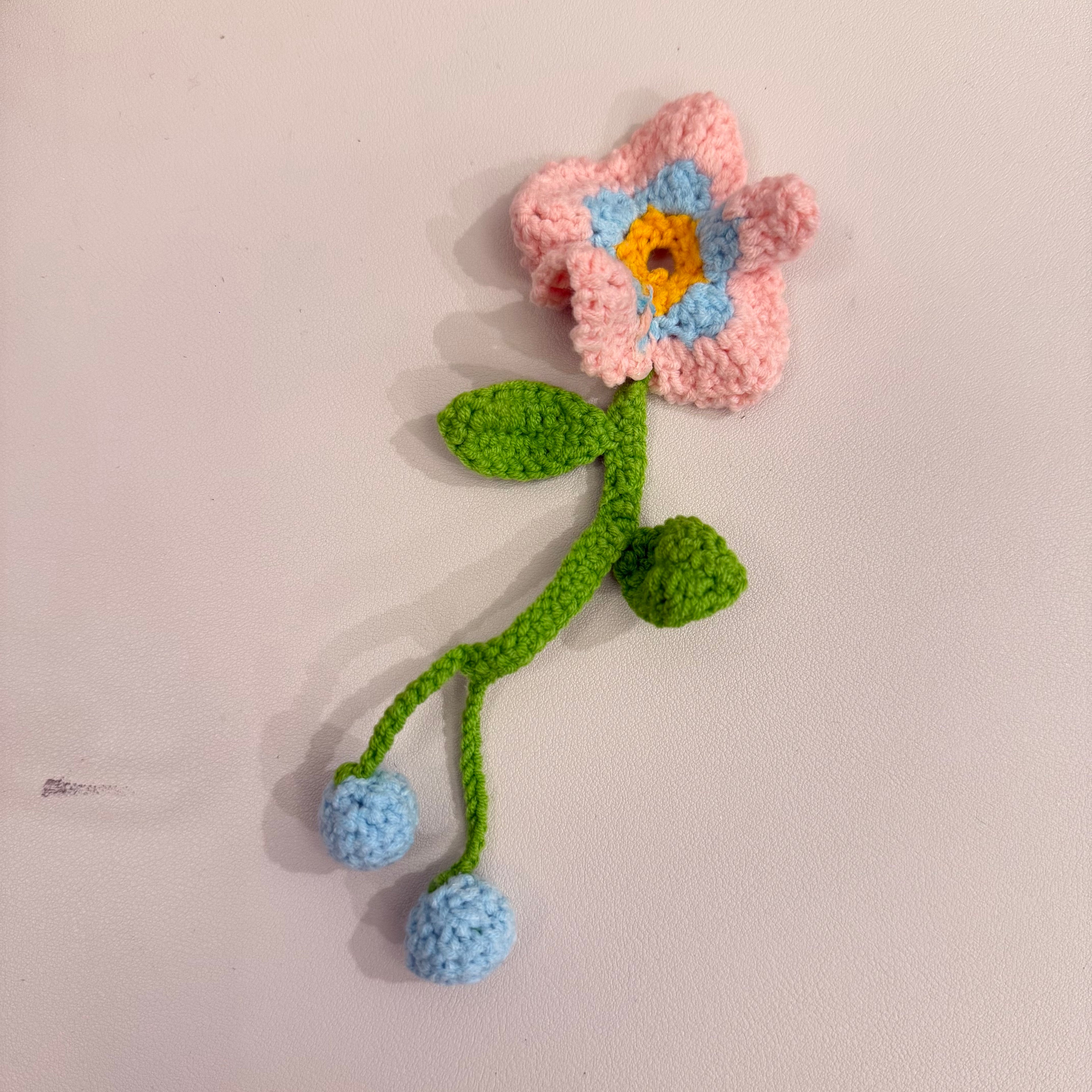 Handmade Crochet Shirt Flower Button Covers | Knitted Floral Button Protectors for Blouses & Tops