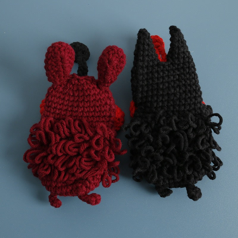 Adorable Monster Crochet Key Cover | Handmade Keychain