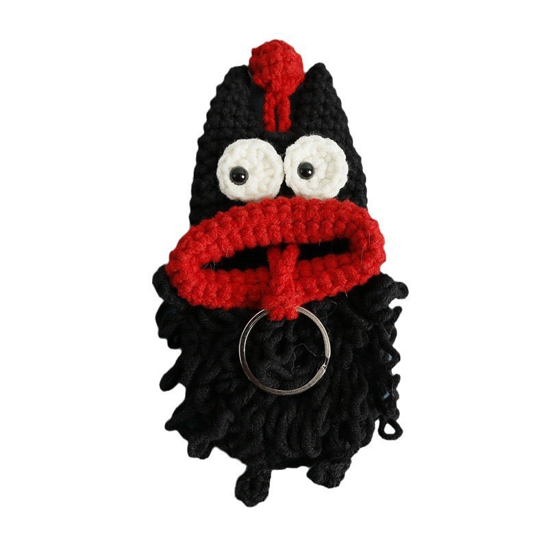 Adorable Monster Crochet Key Cover | Handmade Keychain