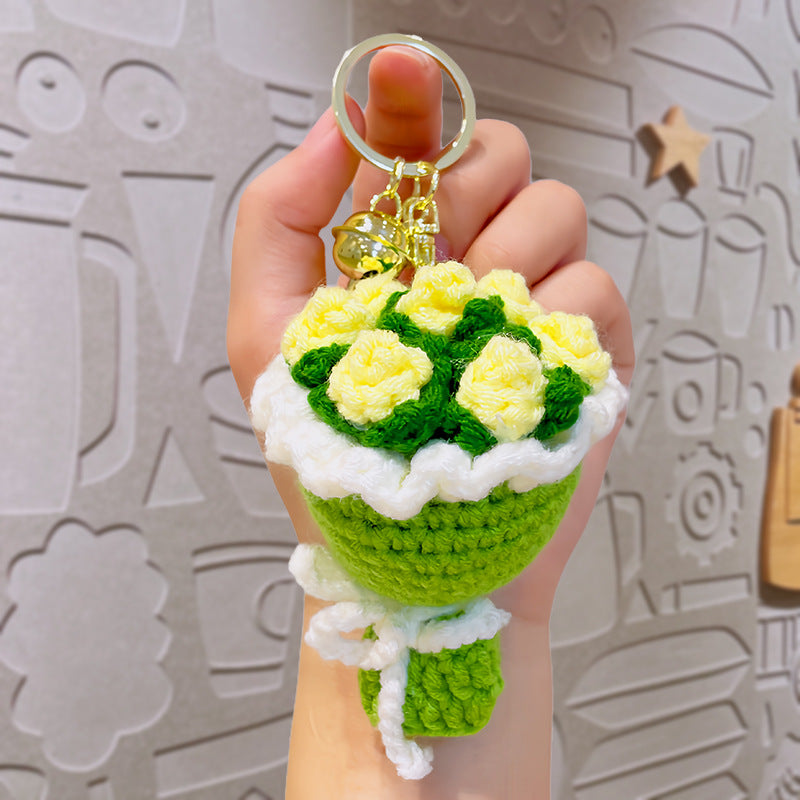 Crochet Bouquet Keychain