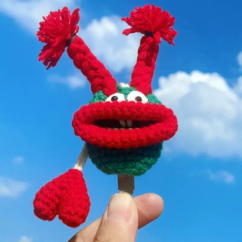 Handwoven Ugly Cute Keychain