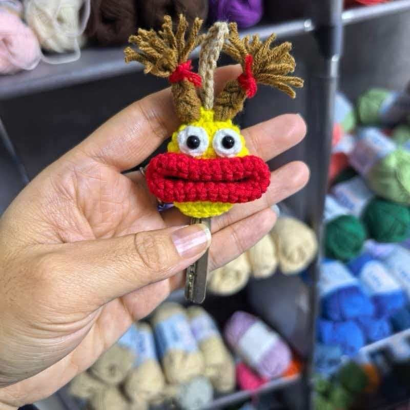 Handwoven Ugly Cute Keychain